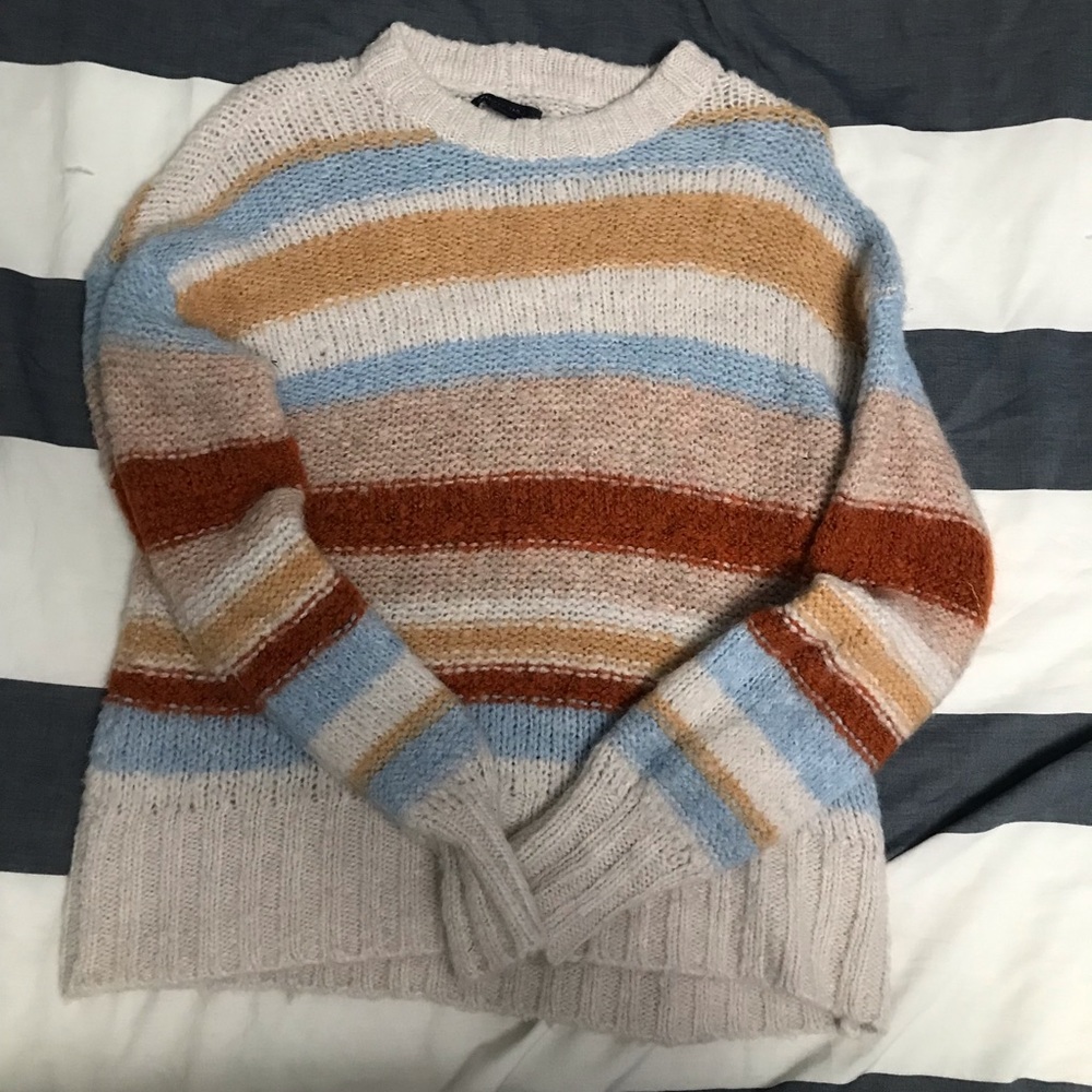 American Eagle Outfitters Multicolor Striped Sweater